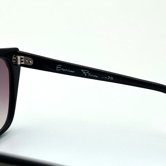 Vintage Enrico Biaggi Sunglasses Y2K Shield Lizard White Snake Print Purple Lens main image 5